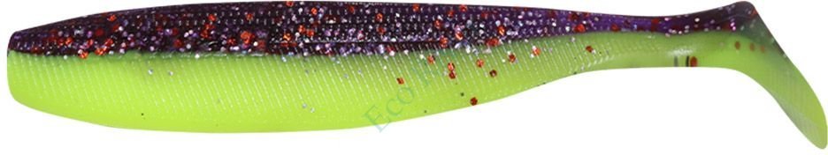 Виброхвост Yaman PRO Sharky Shad, р.5,5 inch, цвет #26 - Violet Chartreuse (уп 5 шт.)