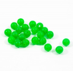 Бусина фидерная Namazu Soft Beads, PVC, d-8 мм, круглая, цв. темно-зеленый (20 шт.)/1000/