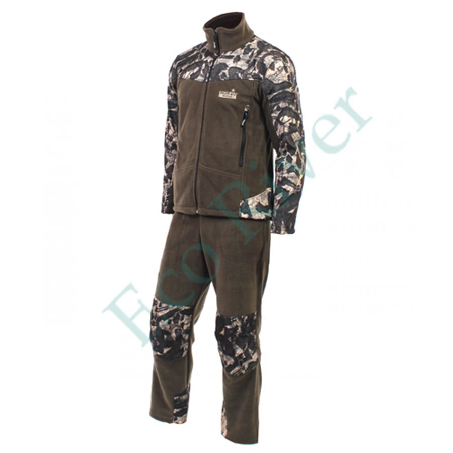 Костюм Norfin Berings Camo green флис р.XXL