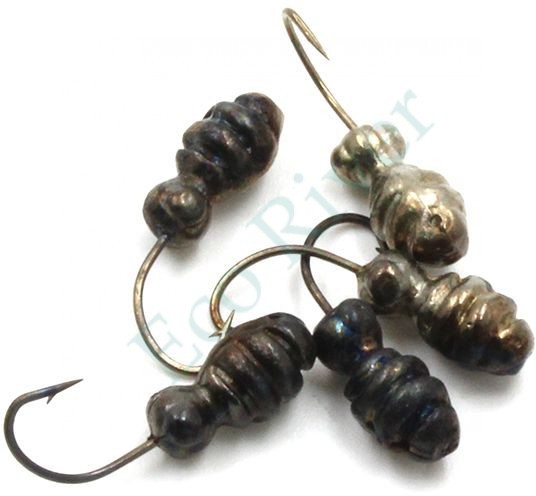 Мормышка Яман шмель с отв.,цв.BN, вес 1,2 г (уп. 5 шт.)