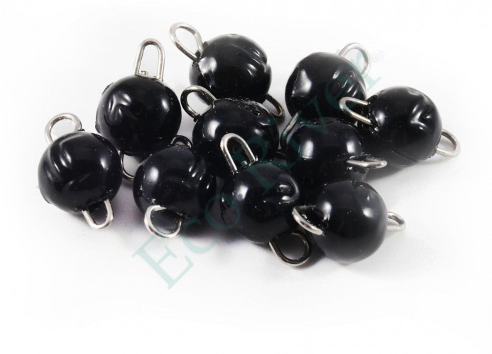 Груз Чебурашка окрашенный разборный Яман (10 шт.) - 2 гр., чёрный/1000/