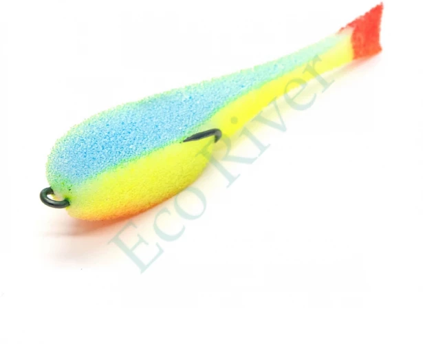 Поролоновая рыбка Yaman на двойнике, р. 95 мм, цвет 26 UV (5 шт.)