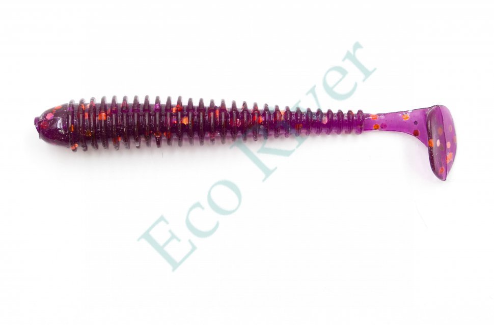 Виброхвост Yaman PRO Betta, р.2,5 inch, цвет #08 - Violet (уп. 8 шт.)