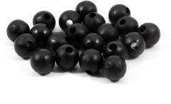 Бусина фидерная Namazu Soft Beads, PVC, d-8 мм, круглая, цв. черный (20 шт.)/1000/