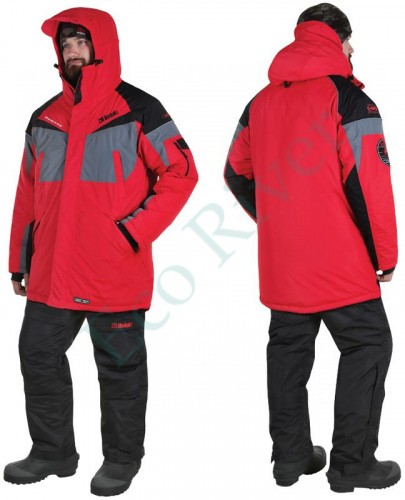 Костюм зимний "ALASKAN" Dakota красный/серый/черный L