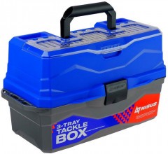 Ящик рыболовный NISUS Tackle Box трехполочный синий (N-TB-3-B)
