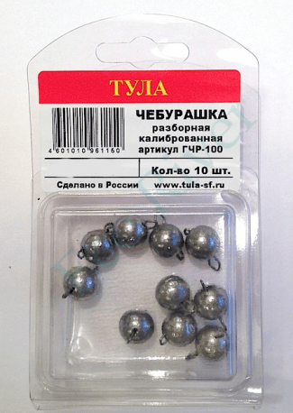Груз Tula-SF Чебурашка спорт. разб. 2г 10шт гчр-020