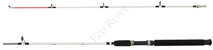 Спиннинг стеклопластиковый резьбовой Crocodile 1,8 м, тест 100-250г/25/
