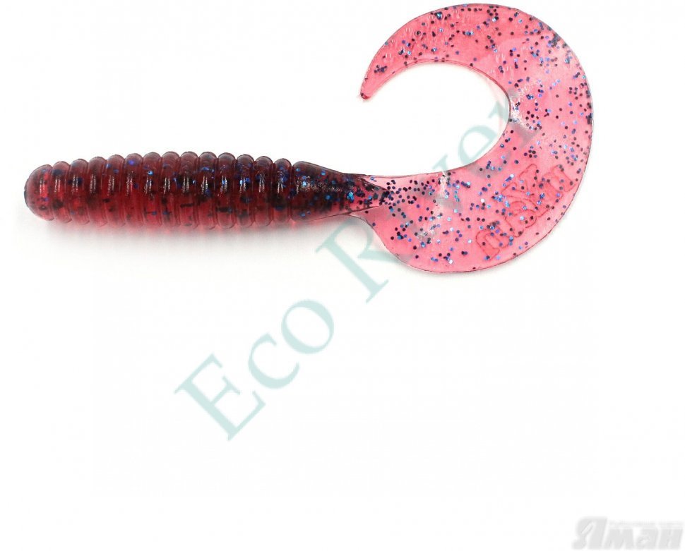 Твистер Yaman Spiral, р.6 inch, цвет # 04 - Grape (уп. 4 шт.)