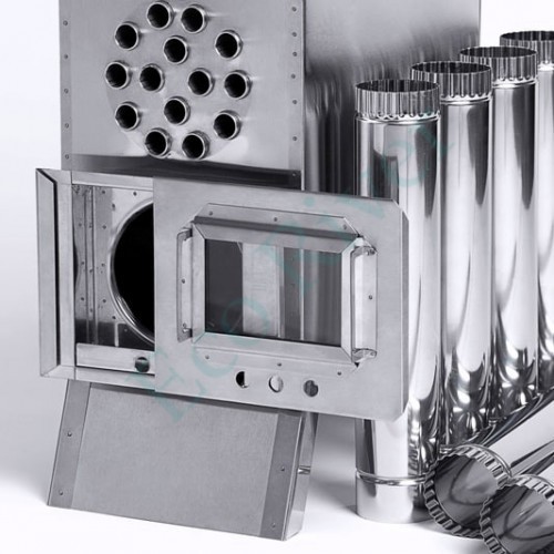 Теплообменник д/палатки Вектор-ВД с вентилятором 400*200*380