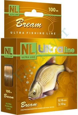 Леска Aqua NL Ultra Bream лещ 0.18 100м