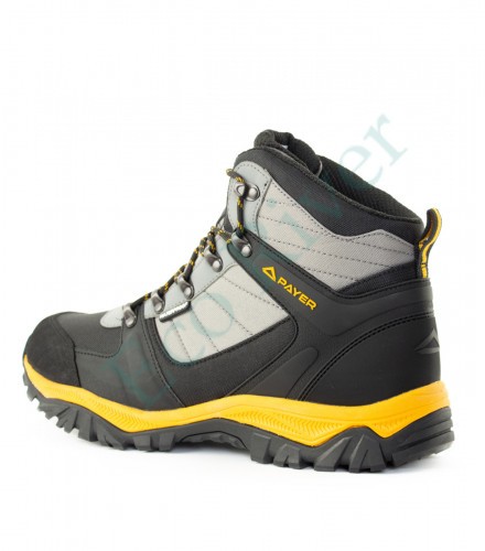 Треккинговые ботинки Kazbek (Казбек)(Замш, Графит/горчица)