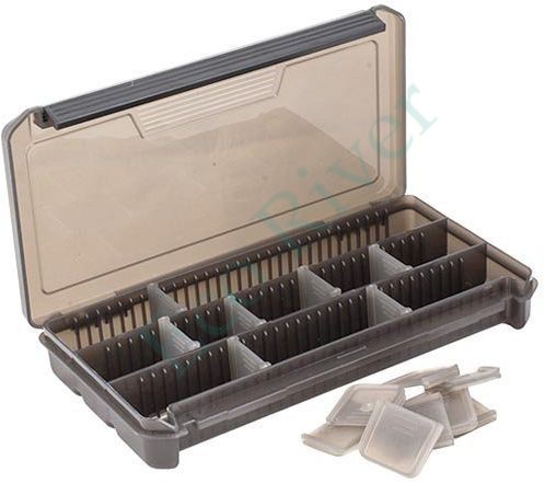 Коробка КДП-2 д/приманок 230*115*35мм дымка (Три кита)