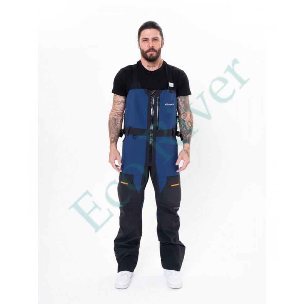 Костюм рыболовный Graff демисезонный размер 3XL/176-182 (Bratex 25000, синий)