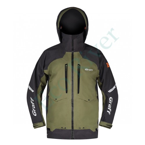 Костюм рыболовный Graff демисезонный размер S/170-176 (Bratex 25000, оливковый)