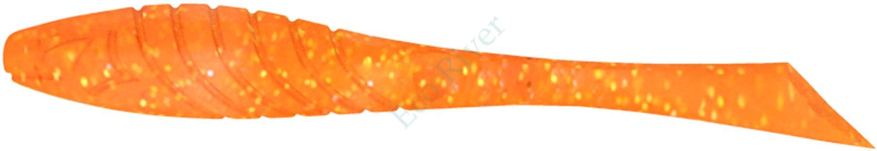 Слаг Yaman PRO Devos Fry, р.1,6 inch, цвет #03 - Carrot gold flake (уп.10шт)