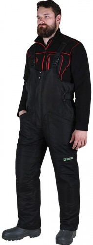 Костюм зимний "ALASKAN" Dakota красный/серый/черный M