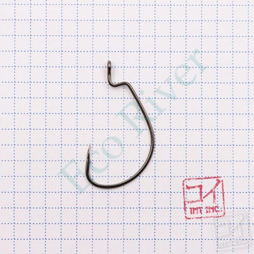 Крючок KOI HARD GAME OFFSET, размер 2/0 (INT), цвет BN, офсетный (5 шт.)/900/