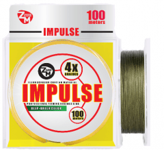 Леска плетёная ZM Impuls 0.20 100м зеленая