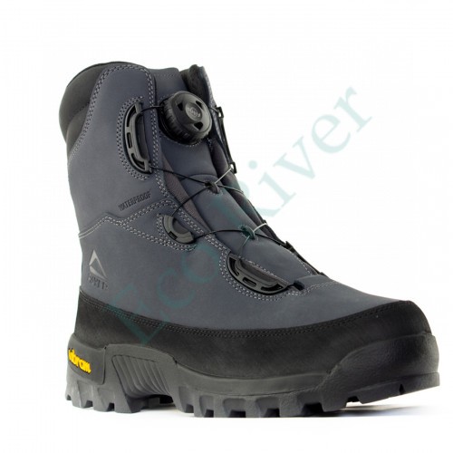 Треккинговые ботинки Fisht (Фишт) (Нубук, под. Vibram СБШ UTURN графит/черный)
