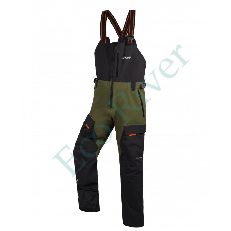 Костюм рыболовный Graff демисезонный размер 4XL/182-188 (Bratex 25000, оливковый)