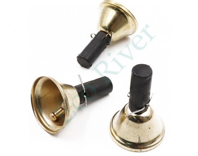 Колокольчик Namazu большой, с резинкой, сталь (уп. 10 шт.)/1000/