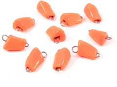 Груз Пуля-эксцентрик окрашенный разборный Яман (10 шт.) - 2 гр., оранжевый/700/
