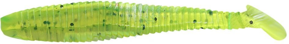 Виброхвост Yaman PRO Flatter Shad, р.3 inch, цвет #10 - Green pepper (уп. 6 шт.)