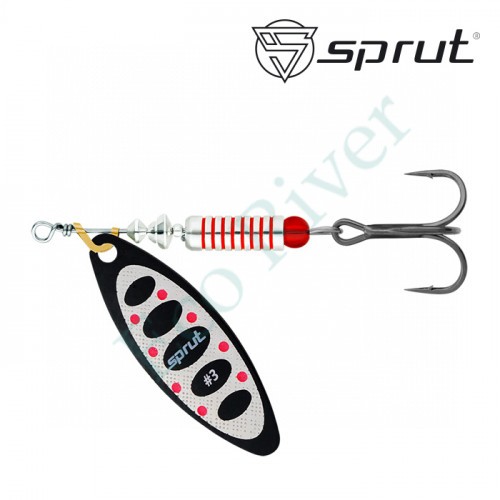Блесна Sprut Atra Spinner №1.5 6г/BKS