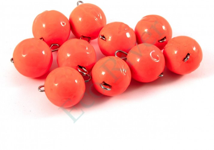 Груз Чебурашка окрашенный разборный Яман (10 шт.) - 20 гр., оранжевый/250/