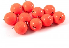 Груз Чебурашка окрашенный разборный Яман (10 шт.) - 20 гр., оранжевый/250/