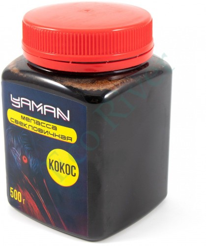 Меласса свекловичная Yaman Кокос, 500 г/20/