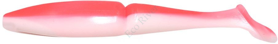 Виброхвост Yaman PRO Mamura, р.3 inch, цвет #27 - Red White (уп. 6 шт.)