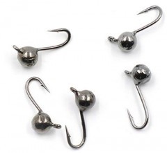 Мормышка вольфрамовая Яман  Шар с ушк, р.2,5, вес 0,10 цв.черн. никель(уп.5 шт.)