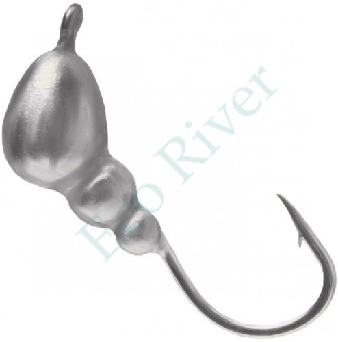 Мормышка вольфрам LumiCom Муравей с ушком Ф5 серебро