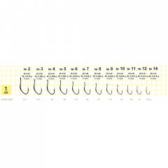 Крючок Gurza Aji Douski Ring BN №12 10шт