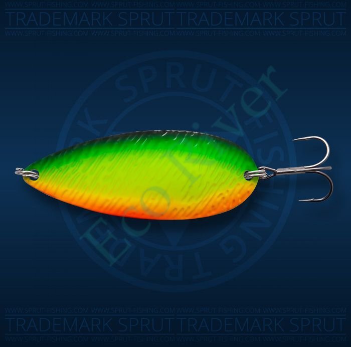 Блесна Sprut Aoko Spoon колеб. 87мм/35г/FT