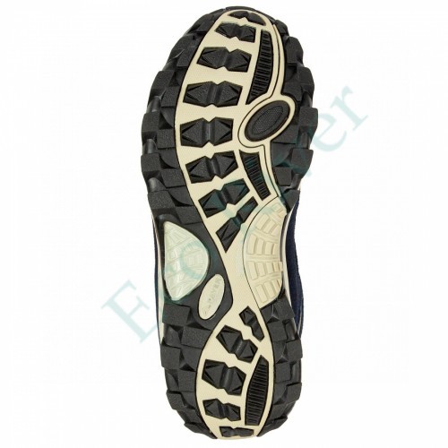 Треккинговые ботинки Bolan (Болан)(п\э,вставки из замши, синий) PTBD-03BL