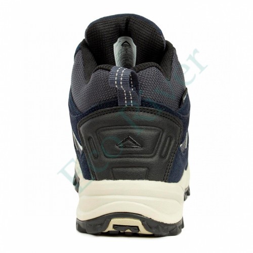 Треккинговые ботинки Bolan (Болан)(п\э,вставки из замши, синий) PTBD-03BL