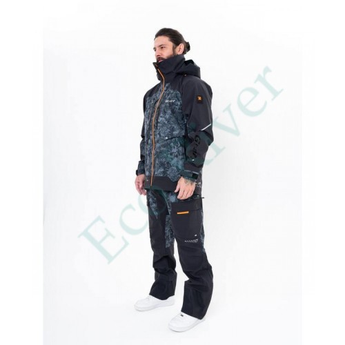 Костюм рыболовный Graff демисезонный размер 3XL/182-1/88 (Bratex 25000, карбон)