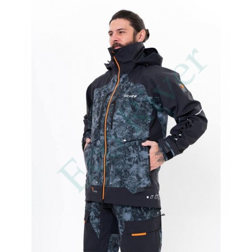 Костюм рыболовный Graff демисезонный размер 3XL/182-1/88 (Bratex 25000, карбон)