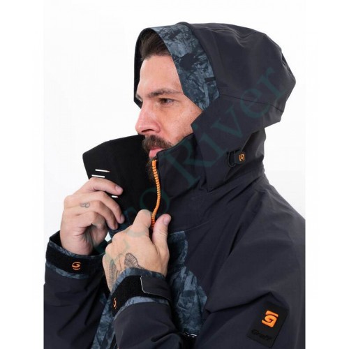 Костюм рыболовный Graff демисезонный размер 3XL/182-1/88 (Bratex 25000, карбон)