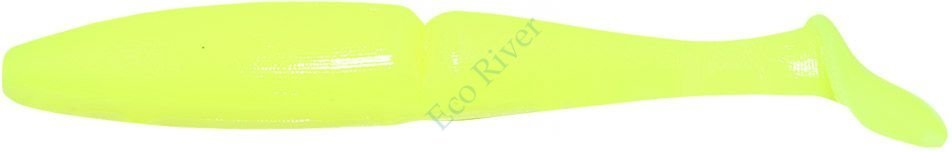 Виброхвост Yaman PRO Mamura, р.4 inch, цвет #02 - Chartreuse (уп. 5 шт.)