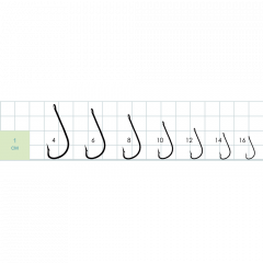 Крючок Gurza Akita Sode Ring BN №8 10шт K-1023-008