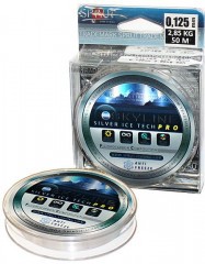 Леска Sprut Skyline Fluorocarbon Composition IceTech PRO silver 0.105 50м