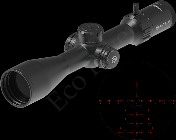 Оптический прицел ARTELV LRS 4-24x56 FFP, 34 mm, с подсветкой