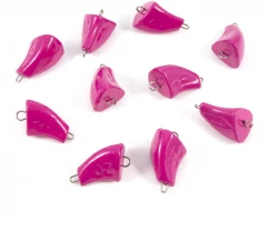 Груз Пуля-эксцентрик окрашенный разборный Яман (10 шт.) - 20 гр., фиолетовый/250/