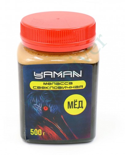 Меласса свекловичная Yaman Мёд, 500 г/20/