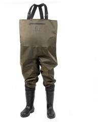 Полукомбинезон рыбацкий Следопыт нейлон+ЭВА, фольгированный утеплитель, р. 44, цв. олива/4/