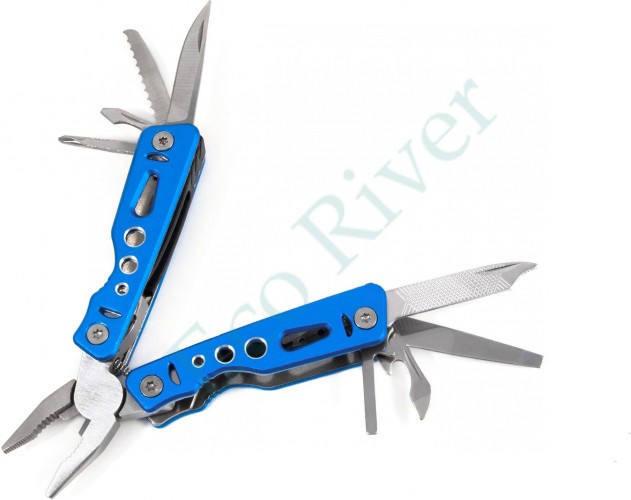 Мультитул (плоскогубцы) Следопыт, 70х35х15 мм, 9 предметов, в чехле, в коробке/120/